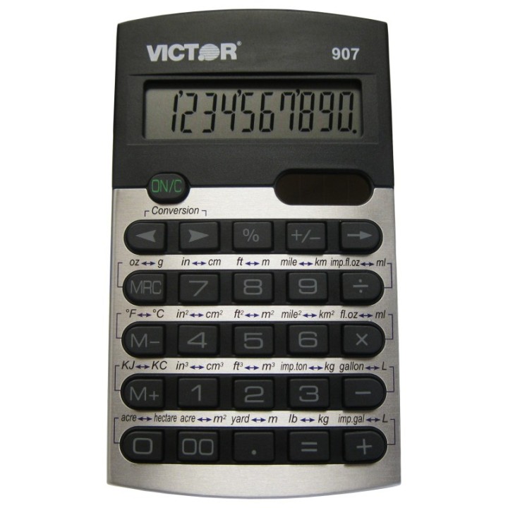 Victor 10 Digit Portable Metric Conversion Calculator