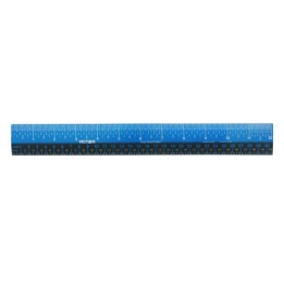 Victor Easy Read™ Ruler, Plastic, Blue/Black, 12"