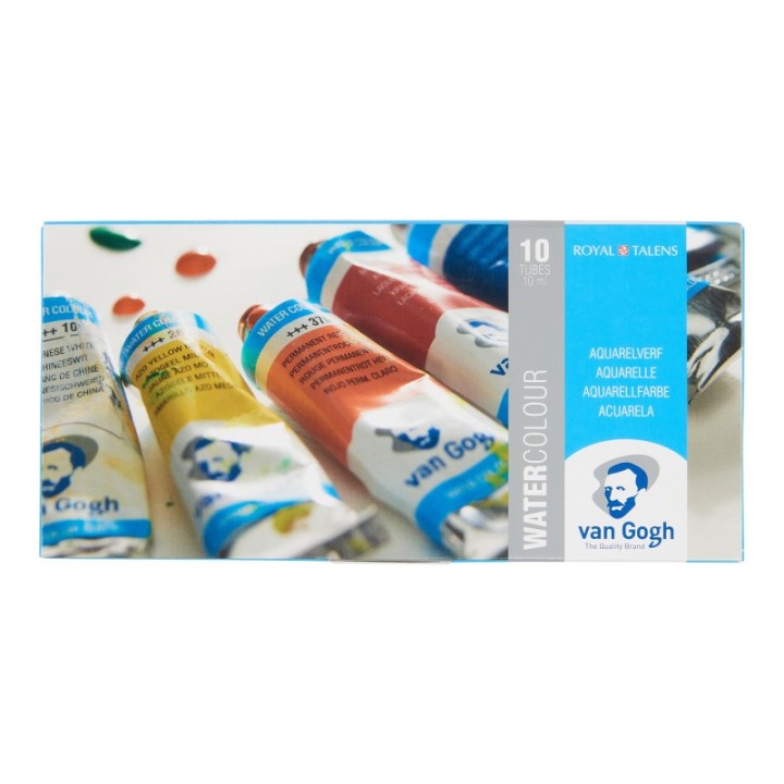 Van Gogh Watercolor Tube Set, 10 x 10mL, General Selection