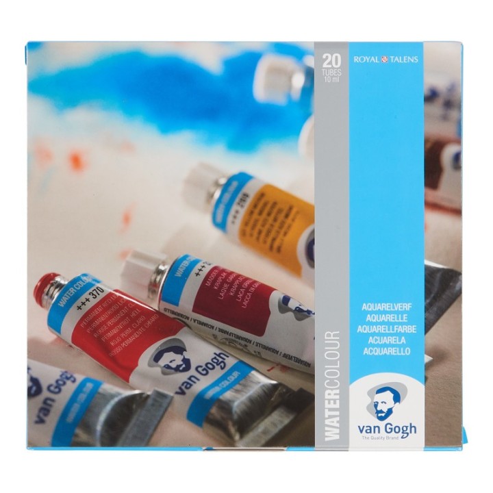 Van Gogh Watercolor Tube Set, 20 x 10mL, General Selection