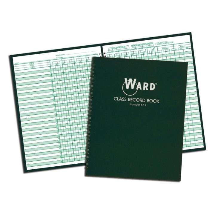 WARD® Class Record Book, 38 Name, 6-7 Week Periods