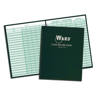 WARD® Class Record Book, 38 Name, 9-10 Week Periods