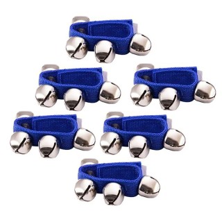 Westco Educational Products Wrist Bells, Blue, Pack of 6