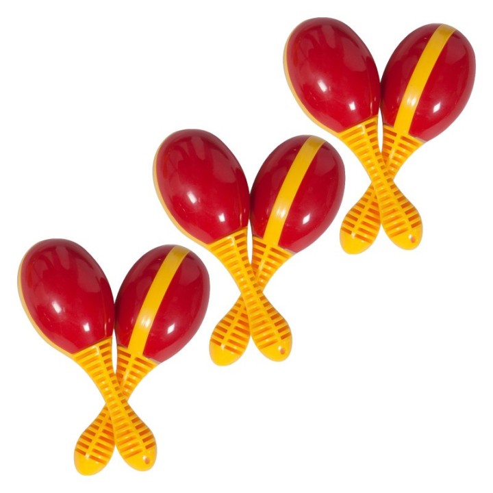 Westco Educational Products Mini Maracas, 2 Per Pack, 3 Packs