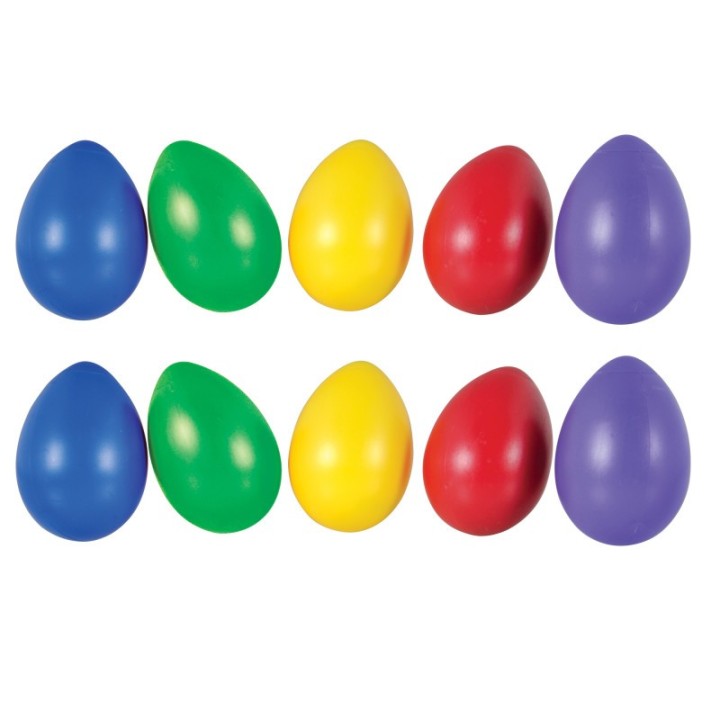 Westco Educational Products Jumbo Egg Shakers, 5 Per Set, 2 Sets