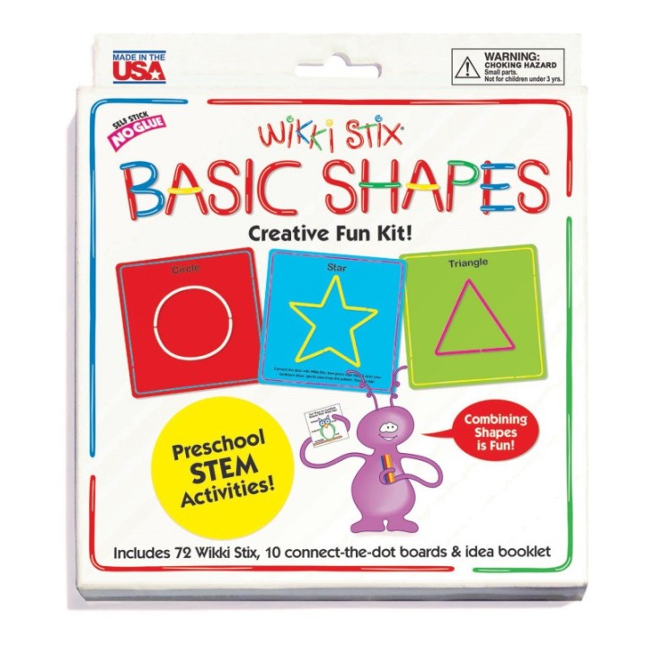 Wikki Stix® Basic Shapes Cards Kit