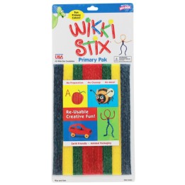 Wikki Stix® Wikki Stix®, Primary Colors, Pack of 48