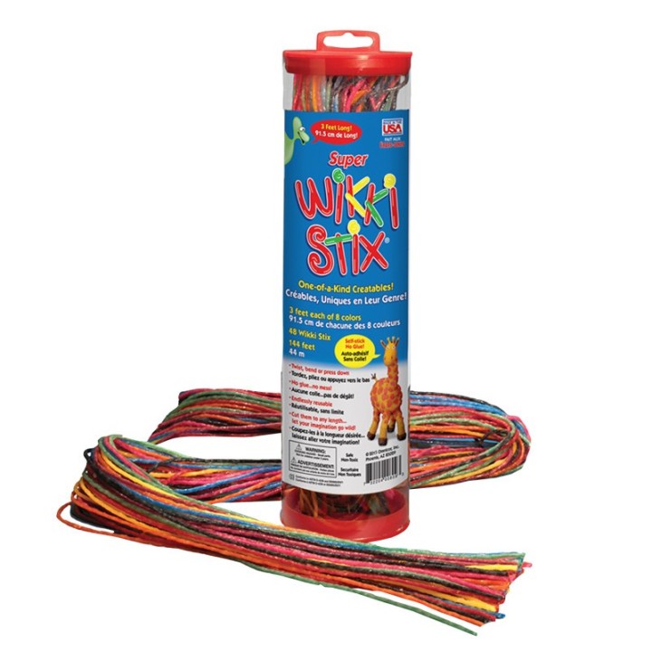 Wikki Stix® Super Wikki Stix®, 3' Long, Pack of 48