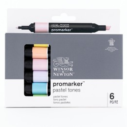 Winsor & Newton Promarker™, Pastel Tones, Set of 6