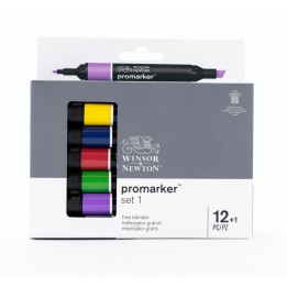Winsor & Newton Promarker™, Essential Colors #1, Set of 12+1