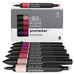Winsor & Newton Promarker™, Red Tones, Set of 6