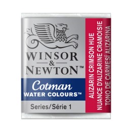 Winsor & Newton Cotman Watercolor Paint, Half Pan, Alizarin Crimson Hue