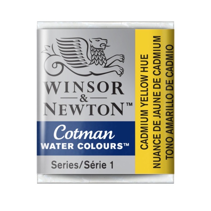 Winsor & Newton Cotman Watercolor Paint, Half Pan, Cadmium Yellow Hue