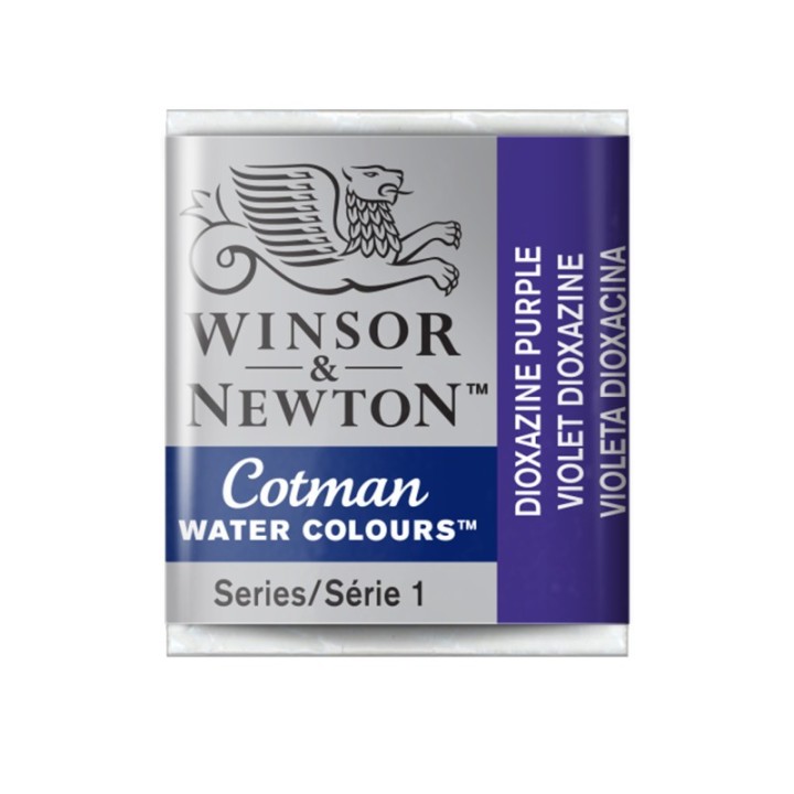 Winsor & Newton Cotman Watercolor Paint, Half Pan, Dioxazine Purple