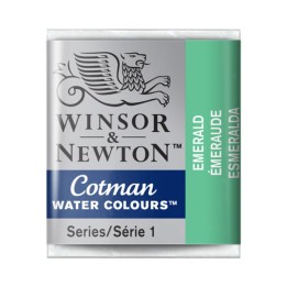 Winsor & Newton Cotman Watercolor Paint, Half Pan, Emerald