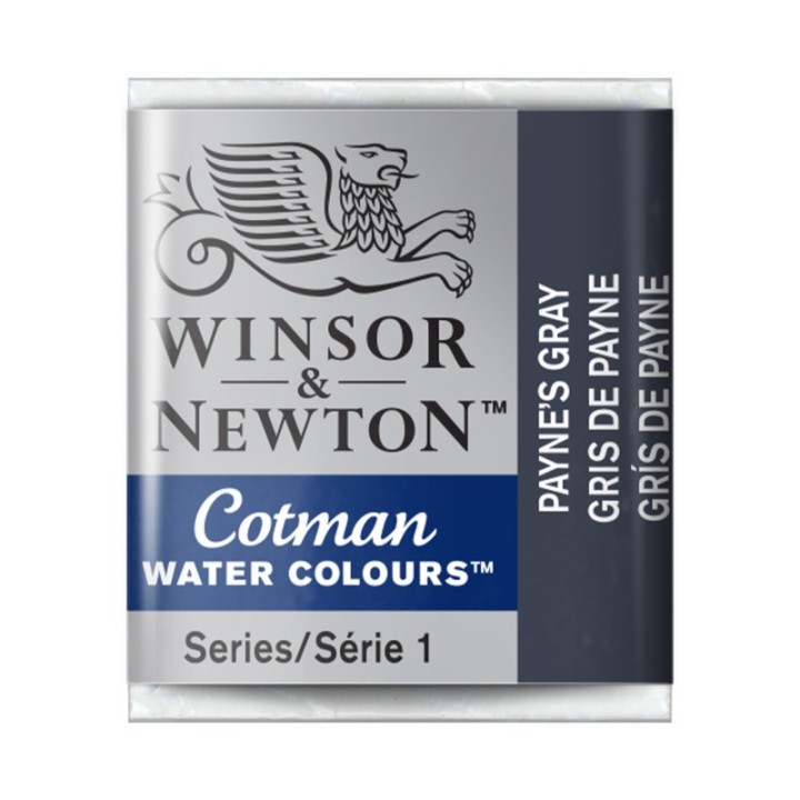 Winsor & Newton Cotman Watercolor Paint, Half Pan, Payne's Gray