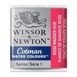 Winsor & Newton Cotman Watercolor Paint, Half Pan, Rose Madder Hue