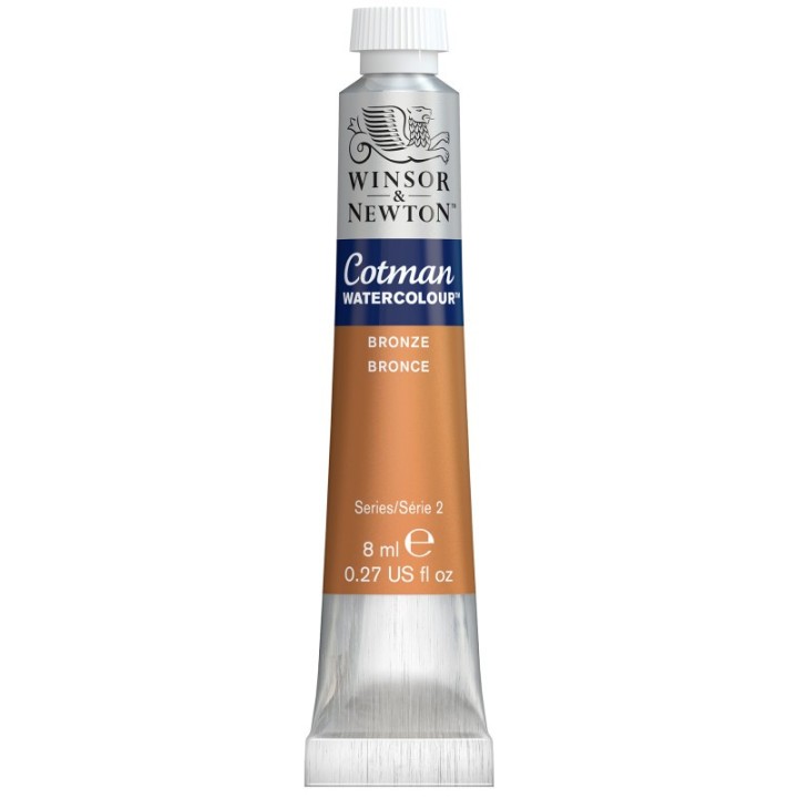 Winsor & Newton Cotman Watercolor Paint, 8 mL Tube, Bronze