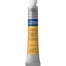 Winsor & Newton Cotman Watercolor Paint, 8 mL Tube, Cadmium Yellow Hue