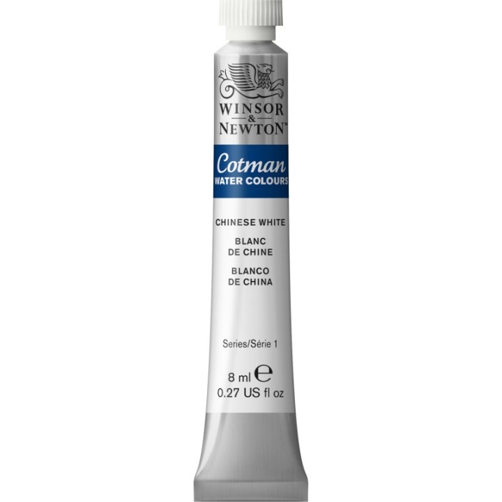 Winsor & Newton Cotman Watercolor Paint, 8 mL Tube, Chinese White