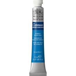 Winsor & Newton Cotman Watercolor Paint, 8 mL Tube, Cobalt Blue Hue