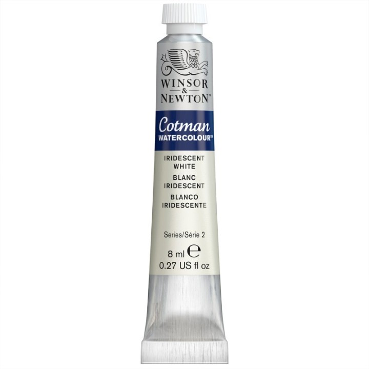 Winsor & Newton Cotman Watercolor Paint, 8 mL Tube, Iridescent White