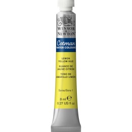 Winsor & Newton Cotman Watercolor Paint, 8 mL Tube, Lemon Yellow Hue
