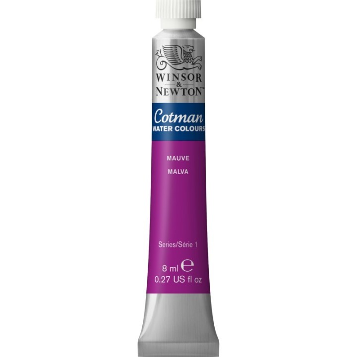 Winsor & Newton Cotman Watercolor Paint, 8 mL Tube, Mauve