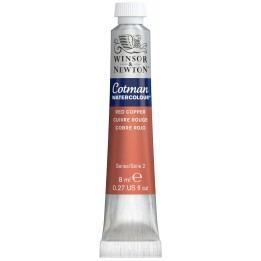 Winsor & Newton Cotman Watercolor Paint, 8 mL Tube, Red Copper