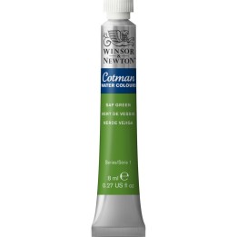 Winsor & Newton Cotman Watercolor Paint, 8 mL Tube, Sap Green