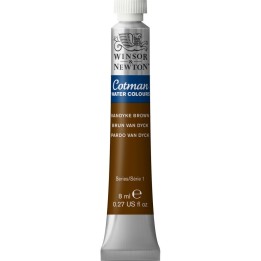 Winsor & Newton Cotman Watercolor Paint, 8 mL Tube, Vandyke Brown