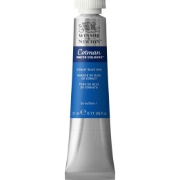Winsor & Newton Cotman Watercolor Paint, 21 mL Tube, Cobalt Blue Hue