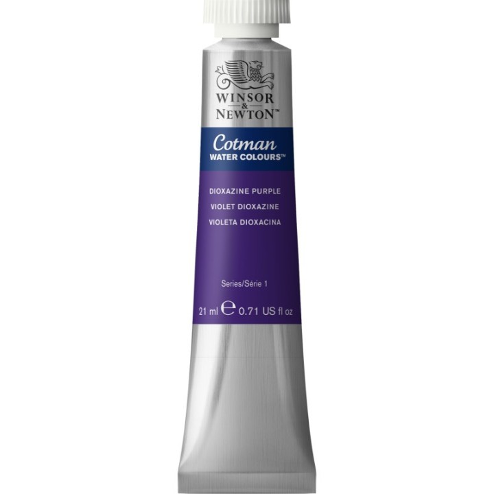 Winsor & Newton Cotman Watercolor Paint, 21 mL Tube, Dioxazine Purple