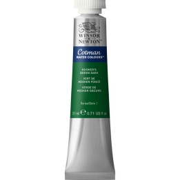 Winsor & Newton Cotman Watercolor Paint, 21 mL Tube, Hooker's Green Dark