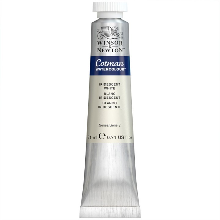 Winsor & Newton Cotman Watercolor Paint, 21 mL Tube, Iridescent White