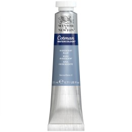 Winsor & Newton Cotman Watercolor Paint, 21 mL Tube, Iridescent Blue