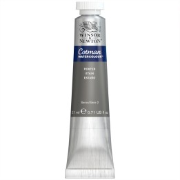 Winsor & Newton Cotman Watercolor Paint, 21 mL Tube, Pewter