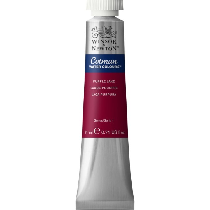 Winsor & Newton Cotman Watercolor Paint, 21 mL Tube, Purple Lake