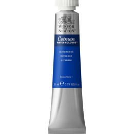 Winsor & Newton Cotman Watercolor Paint, 21 mL Tube, Ultramarine