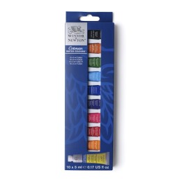 Winsor & Newton Cotman Watercolor 5 mL Tube Set. 10 Colors