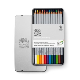 Winsor & Newton Studio Collection Colored Pencil Tin, Set of 12
