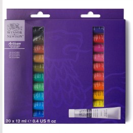 Winsor & Newton Artisan Water Mixable Oil Color Paint, 12 mL Tubes, 20 Colors