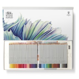 Winsor & Newton Studio Collection Colored Pencil Box Set, 50 Pieces