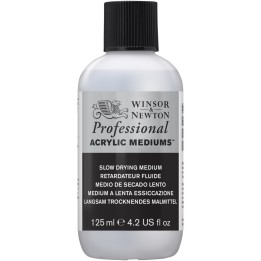 Winsor & Newton Professional Acrylic Medium, Slow Drying, 125 mL Bottle
