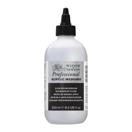 Winsor & Newton Professional Acrylic Medium, Slow Drying, 250 mL Bottle