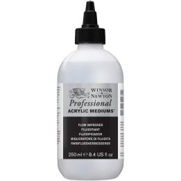Winsor & Newton Professional Acrylic Medium, Flow Improver, 250 mL Bottle