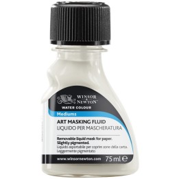 Winsor & Newton Art Masking Fluid, Watercolor Medium, 75 mL Bottle