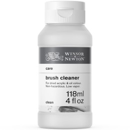 Winsor & Newton Brush Cleaner - 4 oz bottle