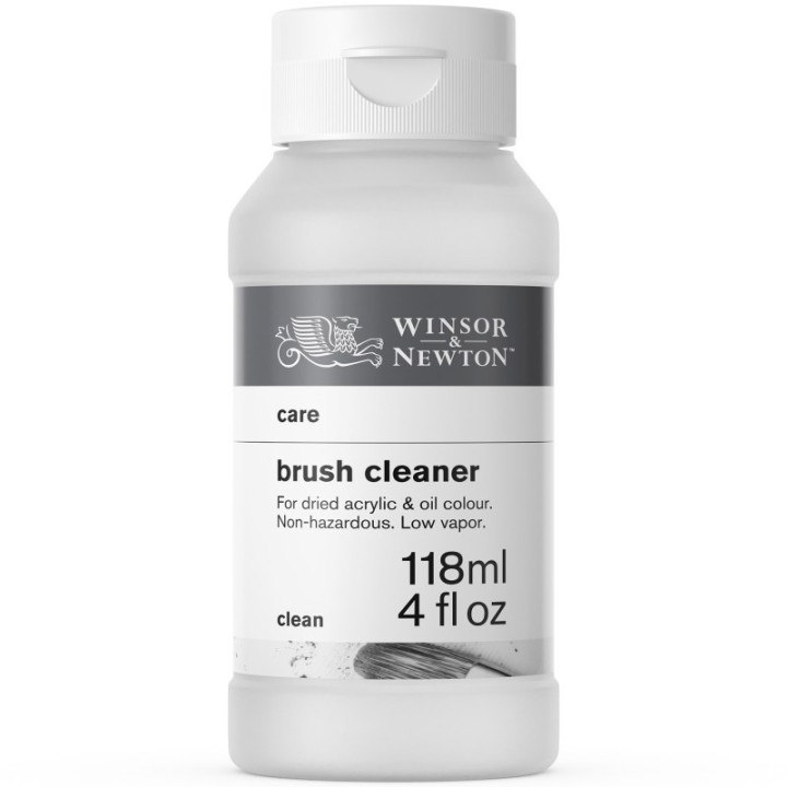 Winsor & Newton Brush Cleaner - 4 oz bottle