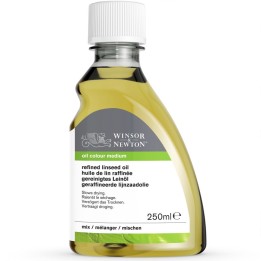 Winsor & Newton Refined Linseed Oil - 250ml bottle - USA Only